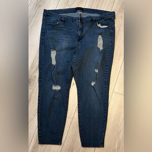 Women’s Plus Size 24 East Adeline Distressed Skinny Fit Jeans
